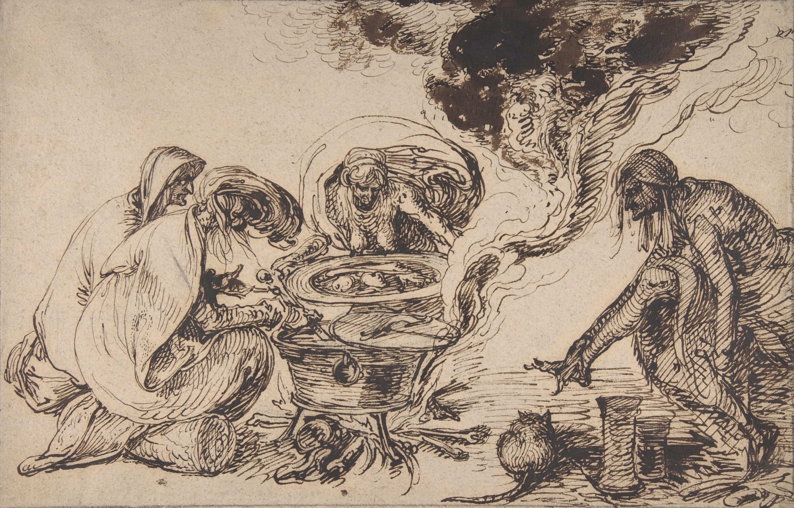Fig.-2-Jacques-de-Gheyn-II-Sabbat-de-sorcieres-c.-1600-dessin-a-lencre-Metropolitan-Museum-New-York-scaled