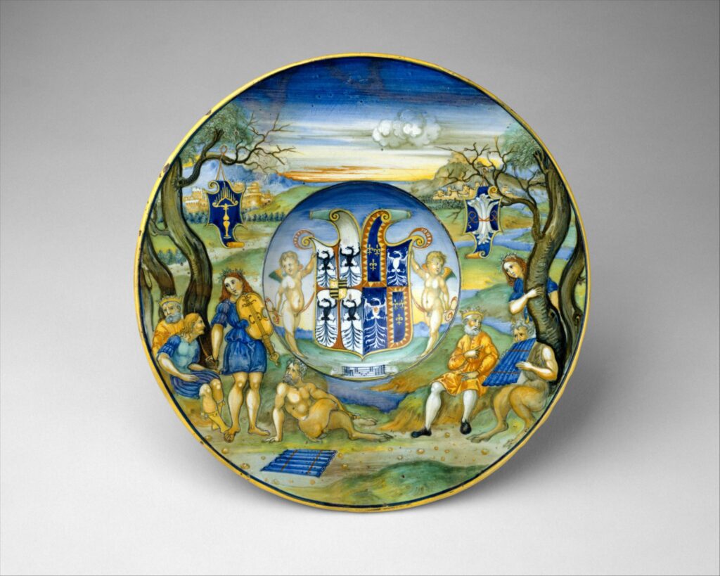 Plaque-armoriale-Lhistoire-du-roi-Midas-–-Nicola-da-Urbino-–-Artemisia-–-Tatiana-Mignot-–-renaissance-scaled